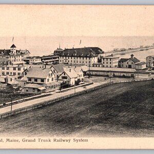 Vintage Postcard Old Orchard Maine Grand Trunk Railway System  Collectible #1267